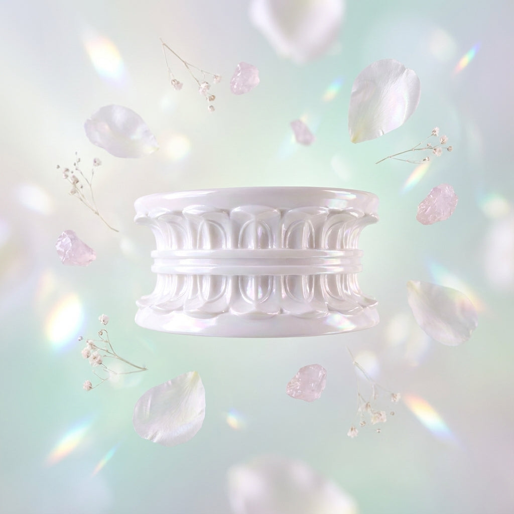 Big Round Base Flower Design Decorative Stand