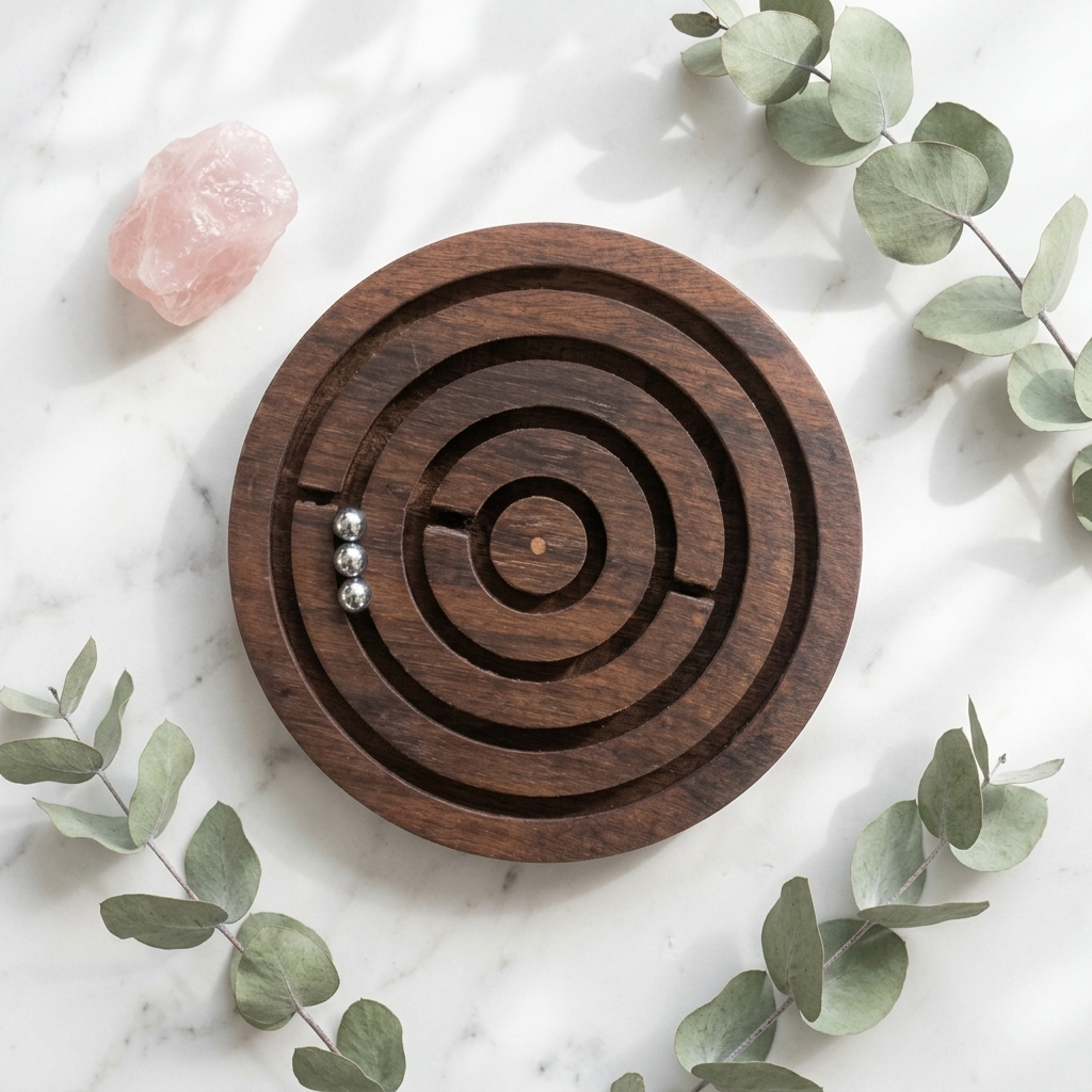 Wooden Goli Game - Diameter - ( 3.5 inch )
