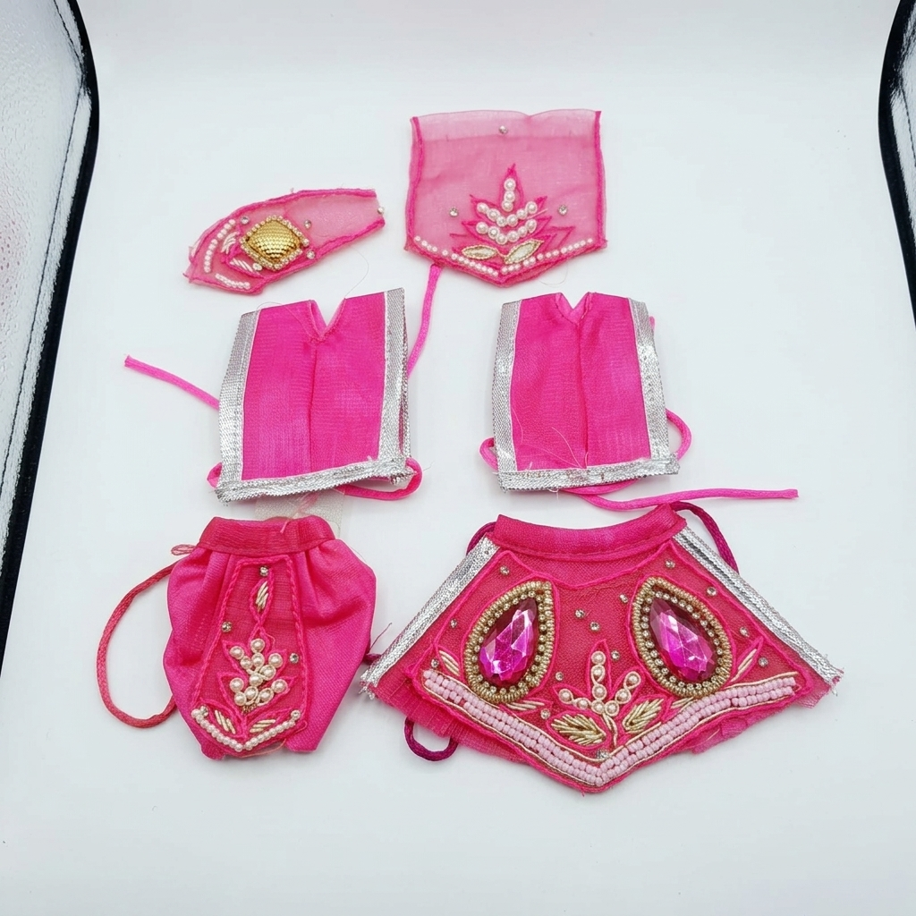 Radha Krishna Deity Dress - 2 inch - 26369