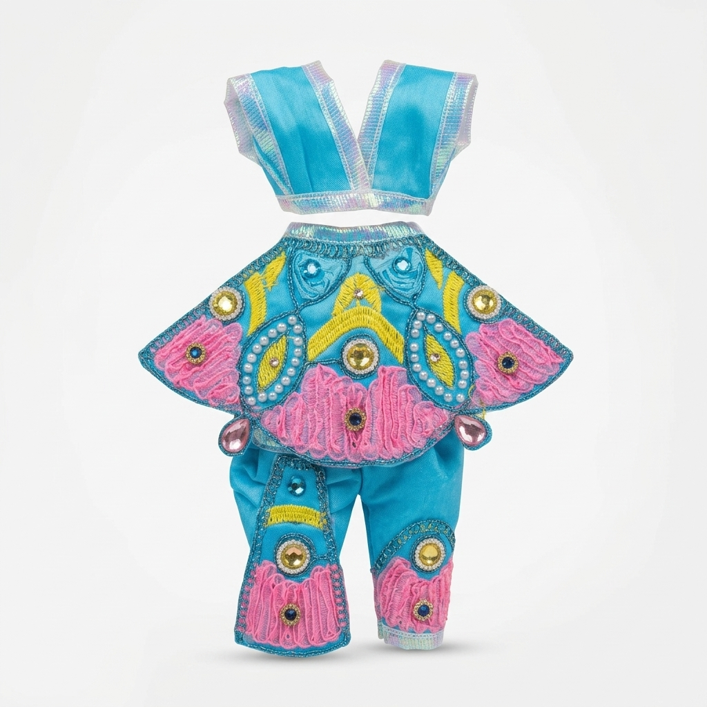 Radha Krishna Deity Dress - 3 inch - 40691