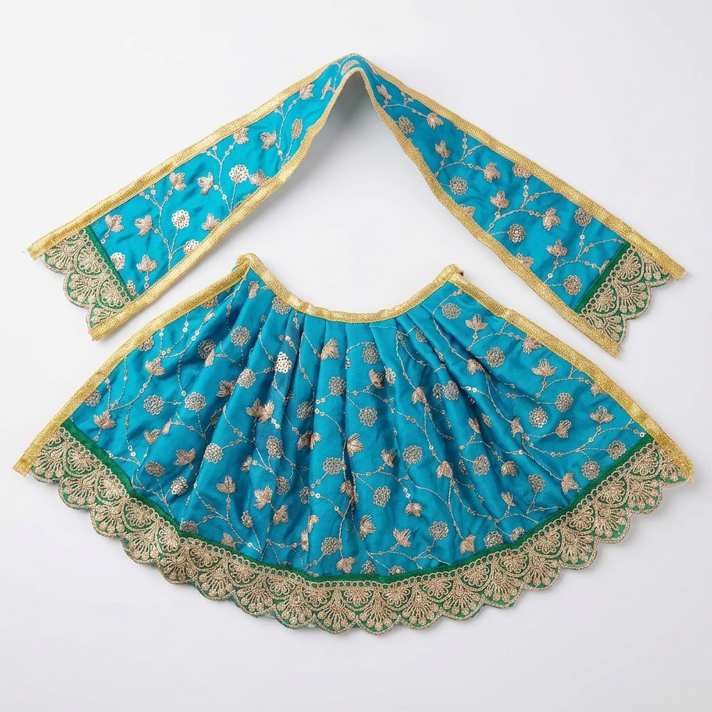 Lengha Patta Deity Dress - ( 7 inch ) - 42076