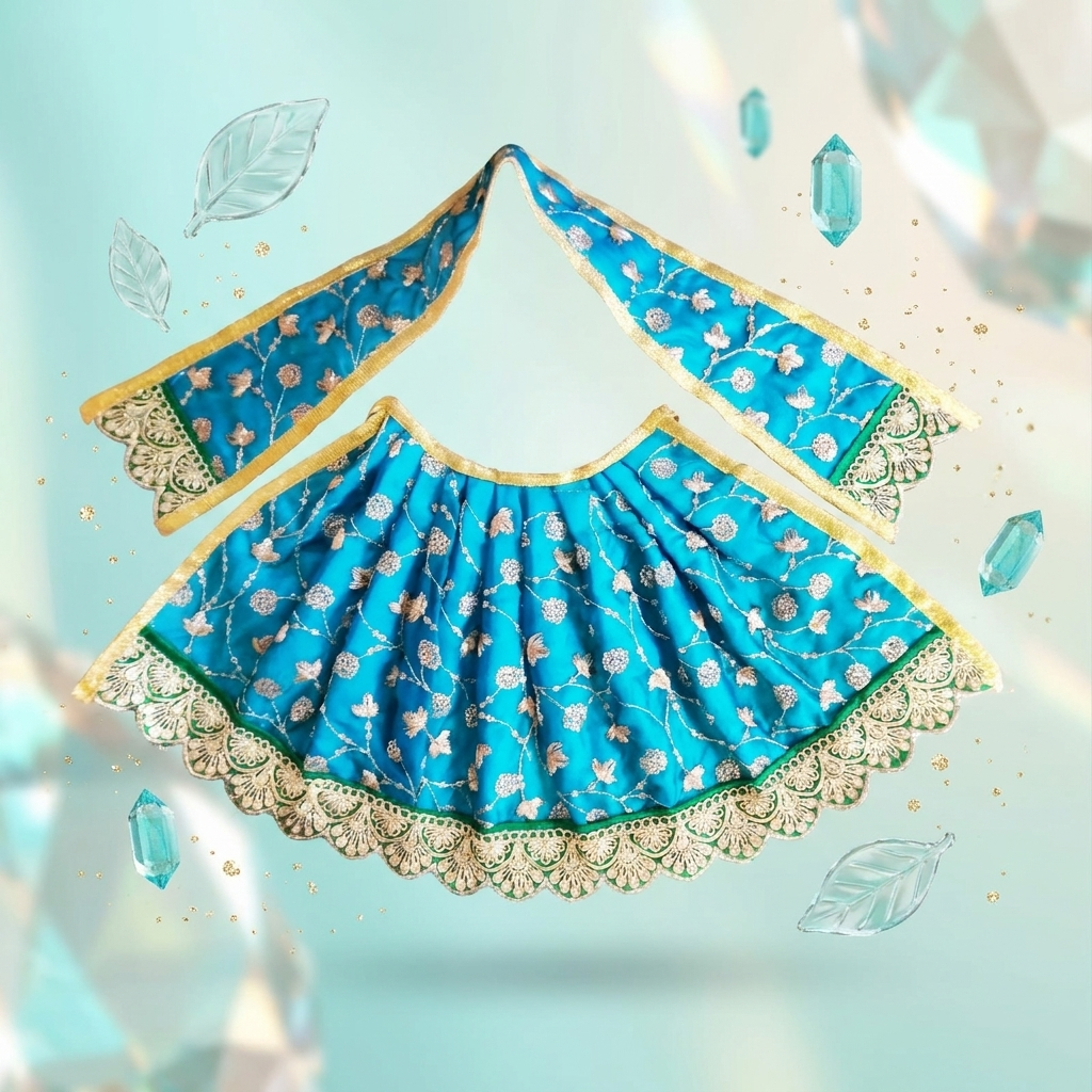 Lengha Patta Deity Dress - ( 7 inch ) - 42076