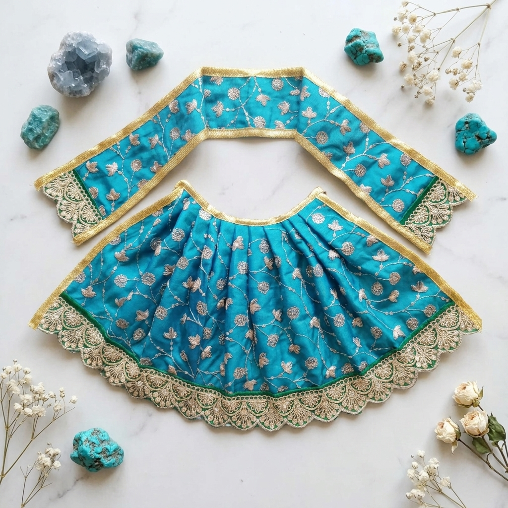 Lengha Patta Deity Dress - ( 7 inch ) - 42076