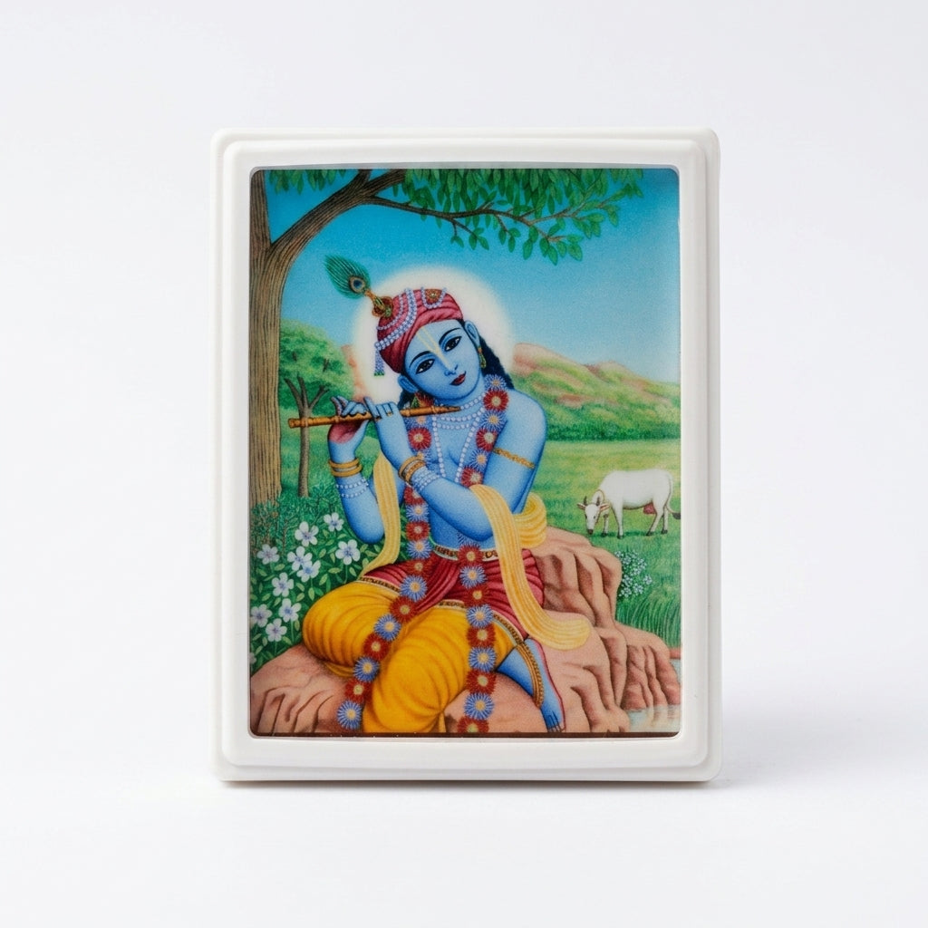 LED Colour Lamp 80 Krishna  – Decorative Spiritual Light