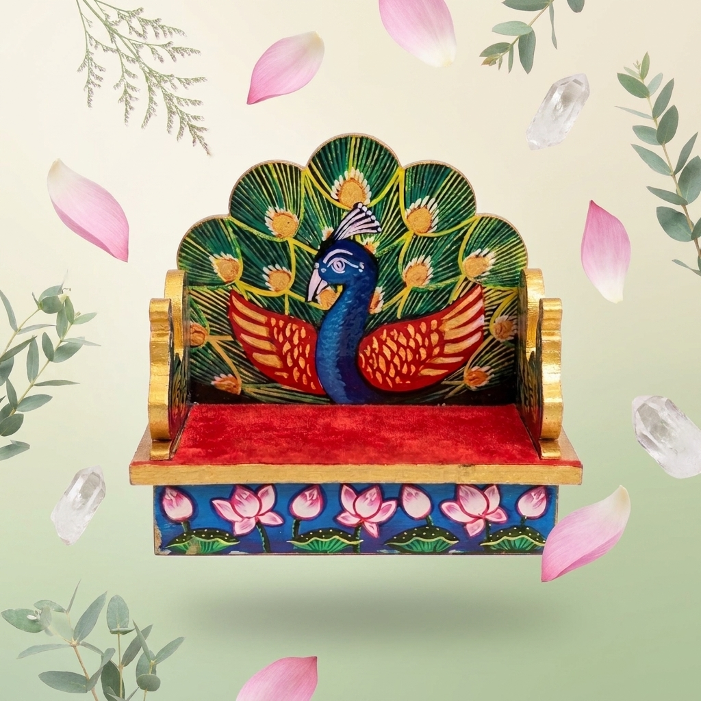 Simhasan Printed Kamal Peacock 3X4