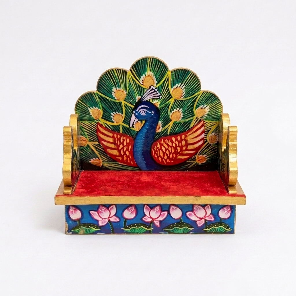 Simhasan Printed Kamal Peacock 3X4
