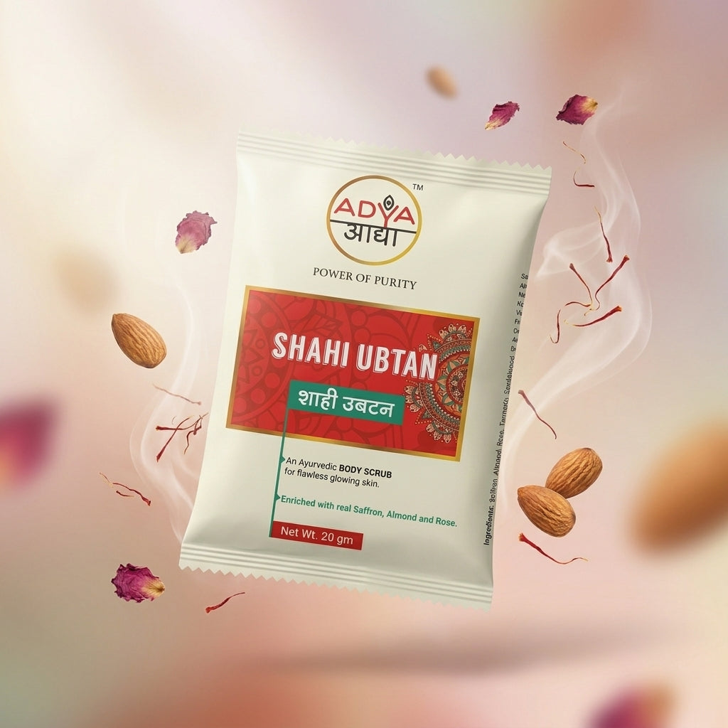 ADYA  Ubtan Shahi  20 GM : Herbal Face & Body Pack