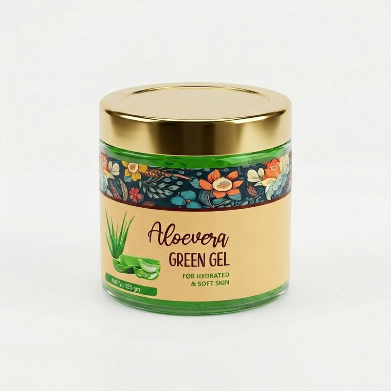 Aloe Vera Green Gel: Soothing & Hydrating Skin Formula