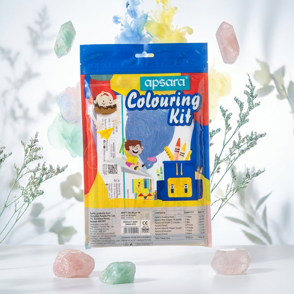 Apsara Colouring Kit – Complete Creative Art and Drawing Set for Kids