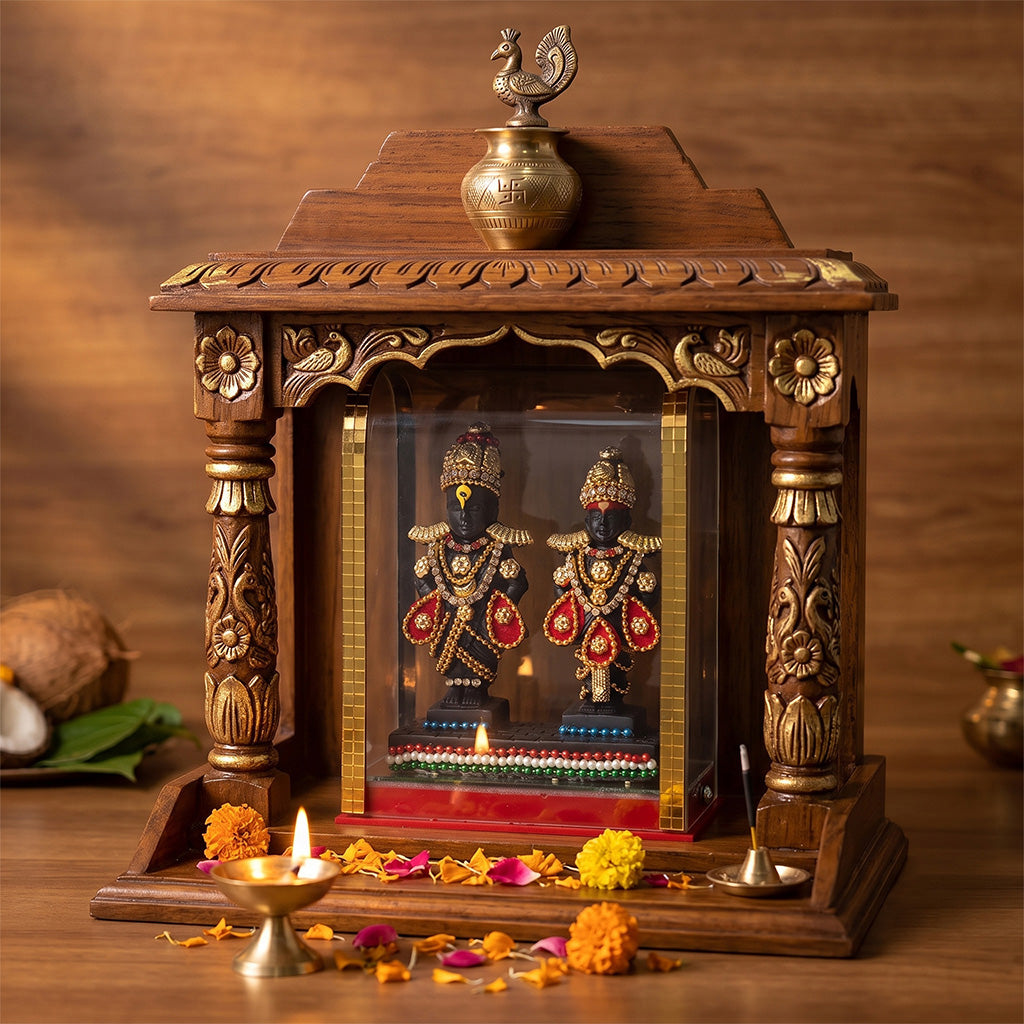Vitthal Rukmini ( 3 inch )