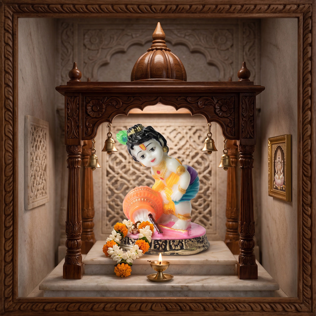 Bal Krishna Standing Handi ( 4 inch )