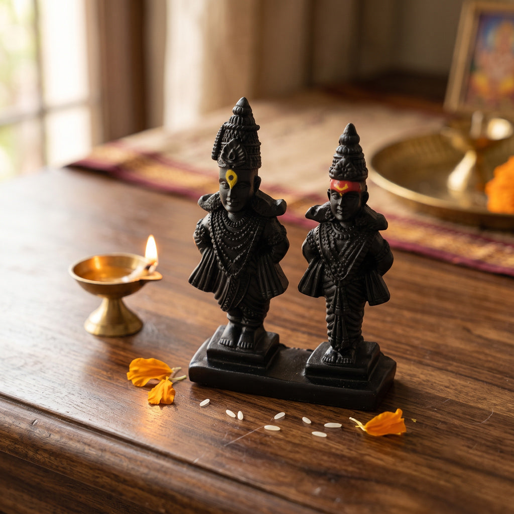 Vitthal Rukmini ( 3 inch )