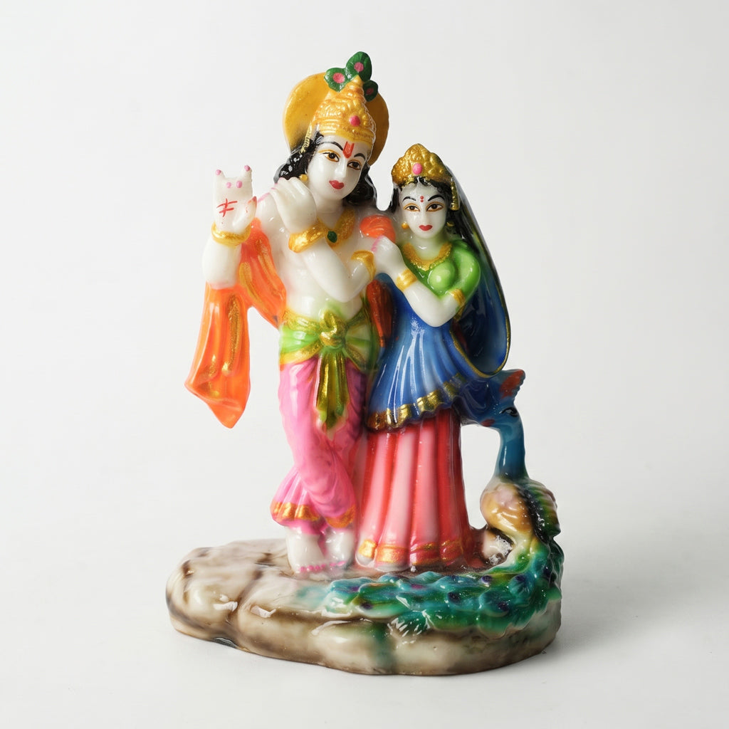 Radha Krishna Peacock ( 6 inch )