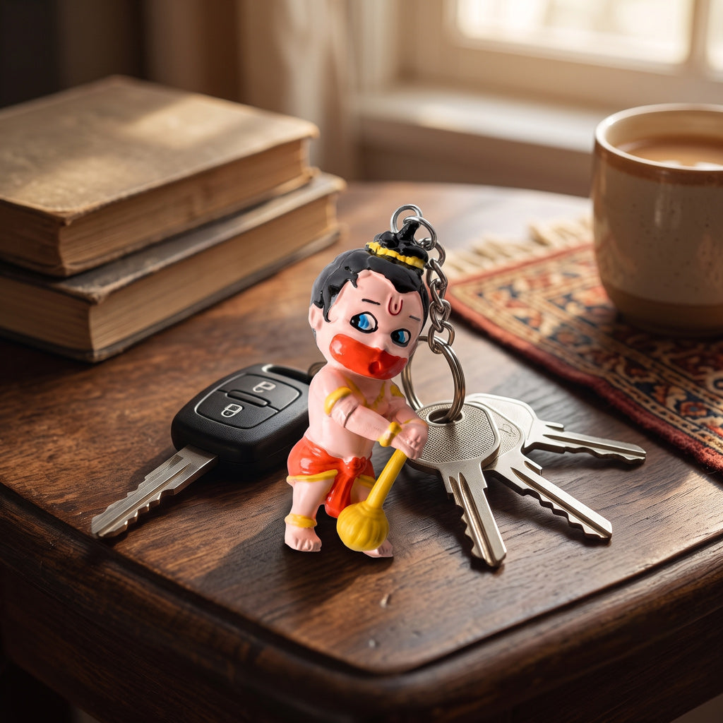 Key Chain Hanuman Rockstar