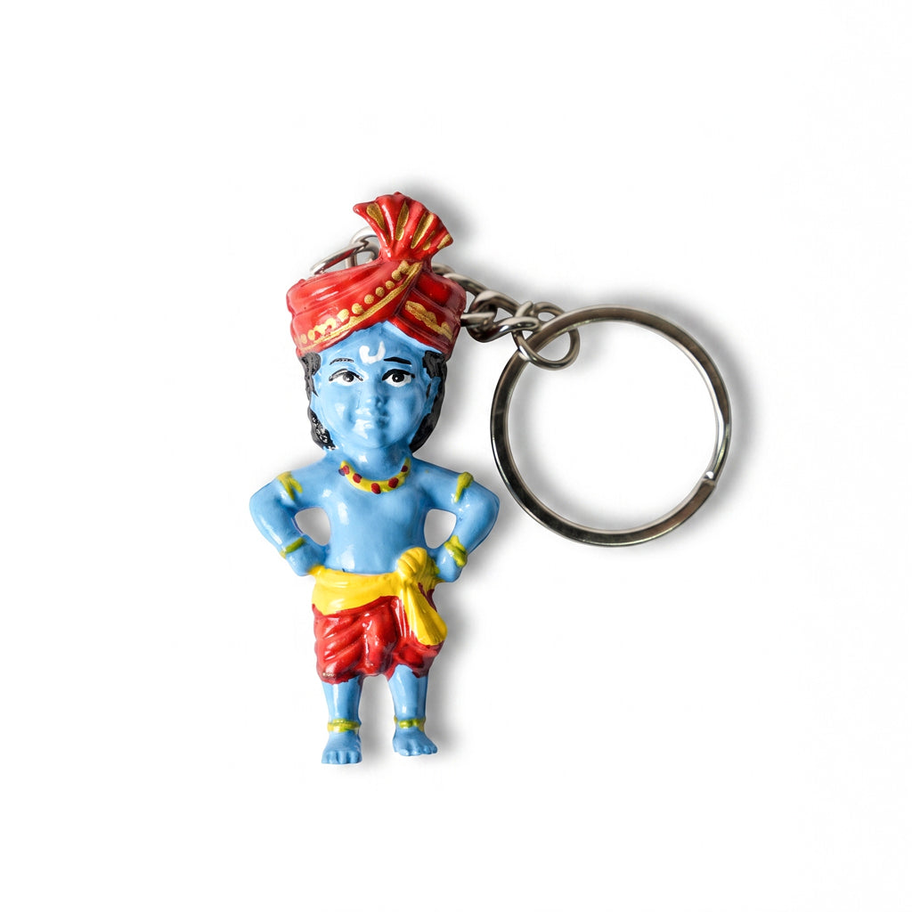 Keychain Krishna Turban