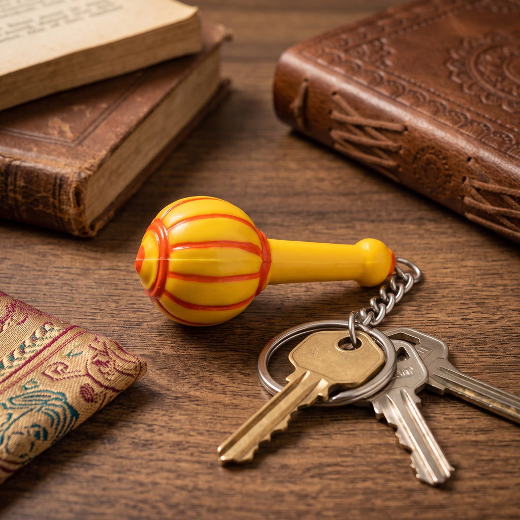 Key Chain Gada (Rubber Mace)