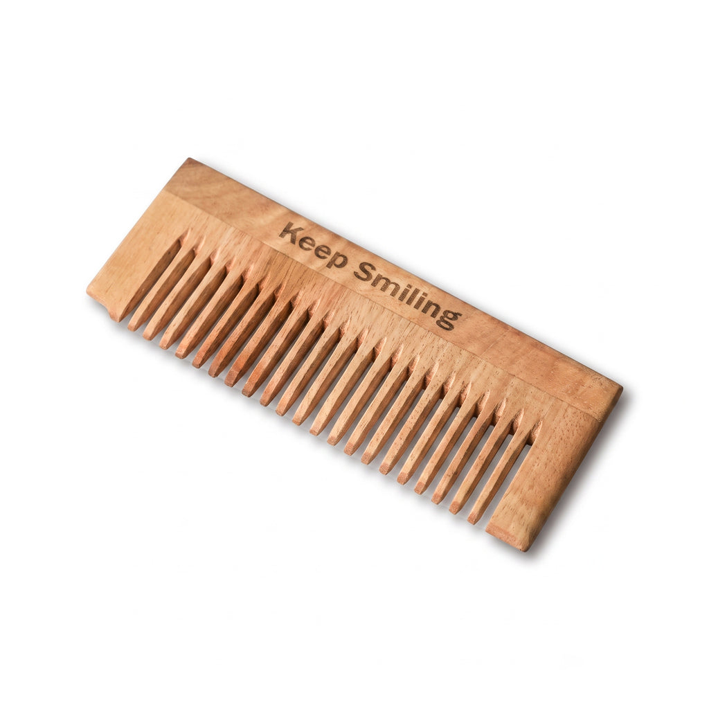 Comb Shampoo Wooden Neem