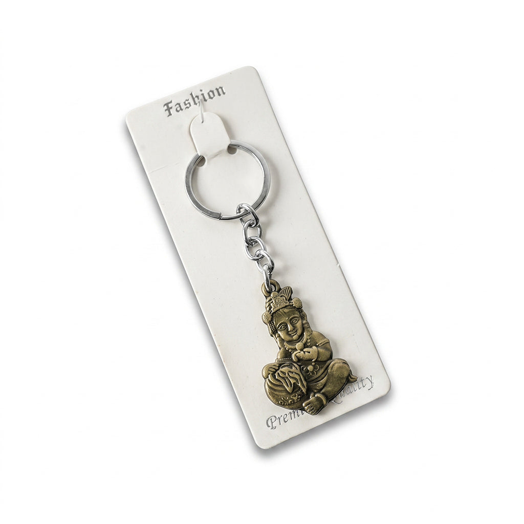 Keychain Krishna Metal