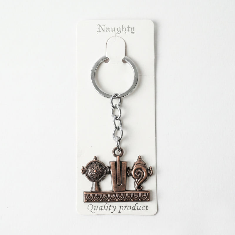 Keychain Tilak Shankh Chakra