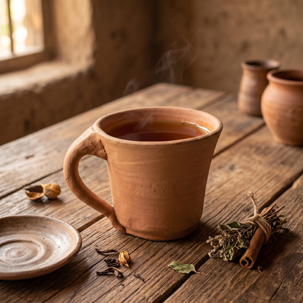 Earthen Tea Cup