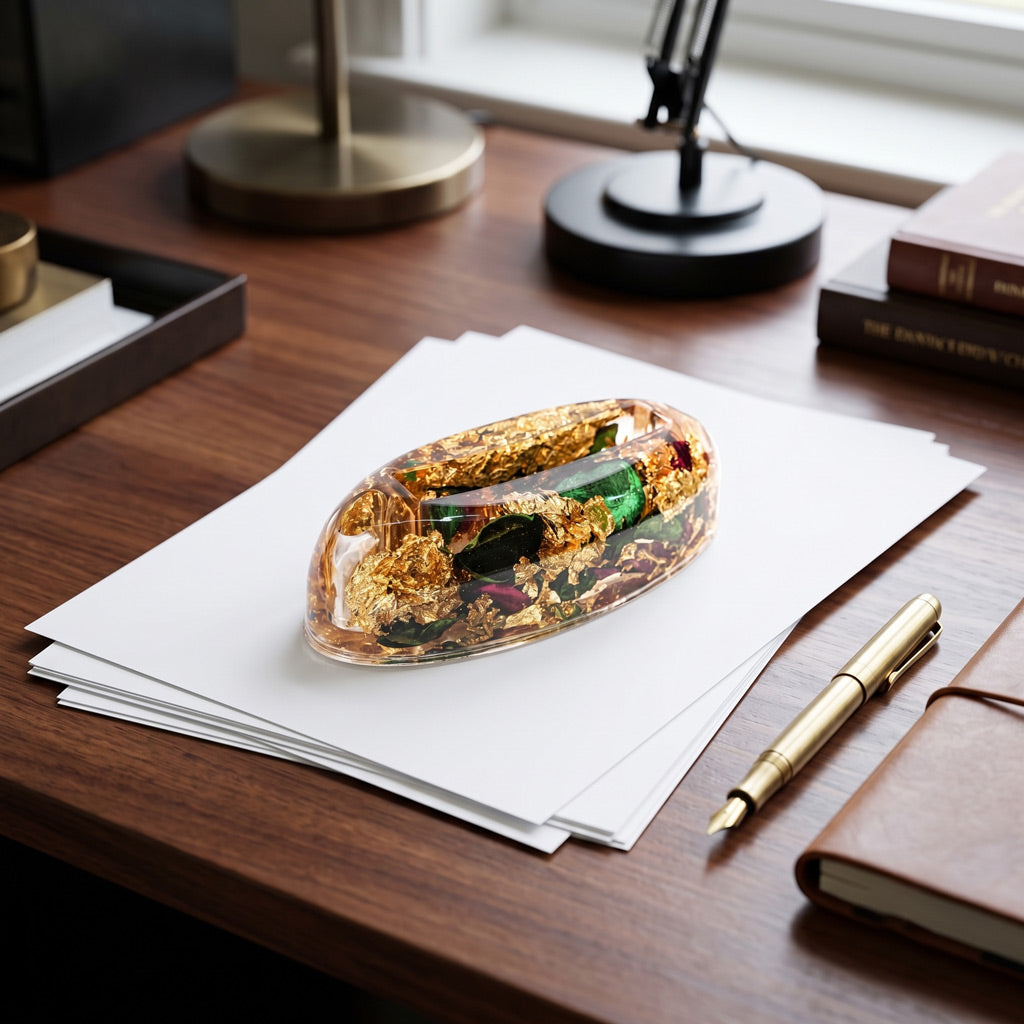 Paperweight Mobile Lot With Pen Stand