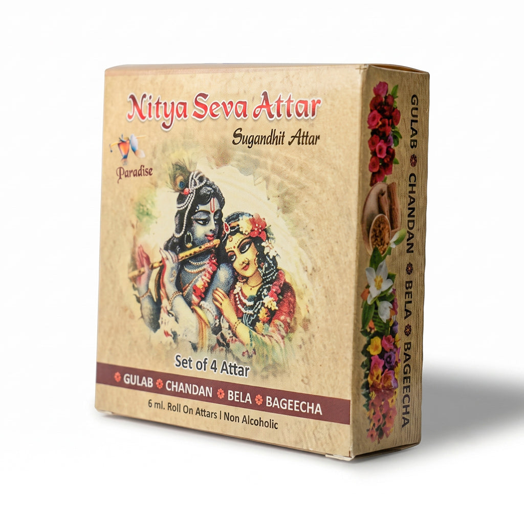 Attar Seva Roll On ( Set of 4 Attar )