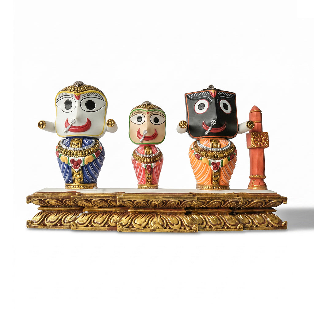 Large Jagannath Swami On Heavy Base ( Polyfiber )