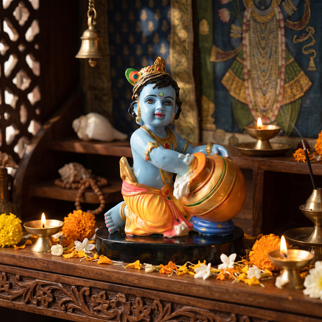 Krishna Makhanchor ( 8 inch )