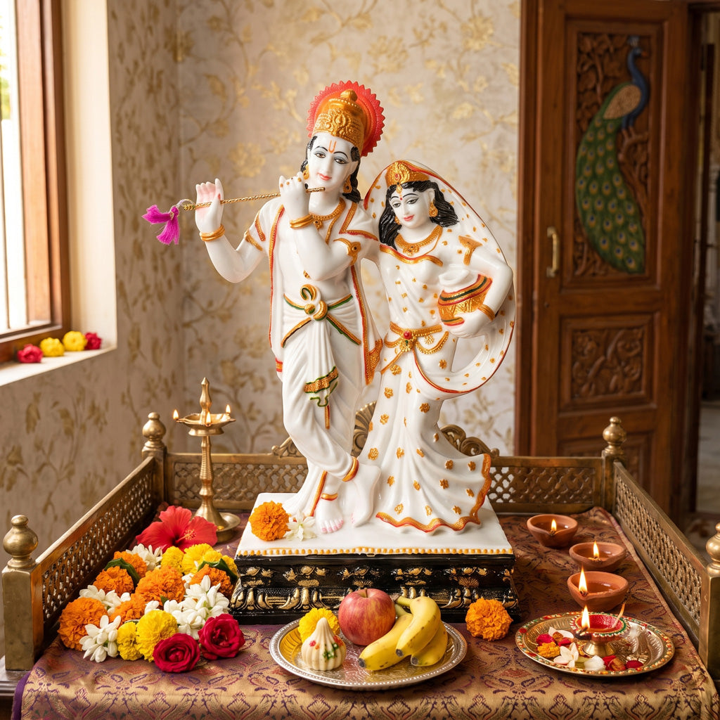 Radha Krishna Ghagar ( 18 inch )