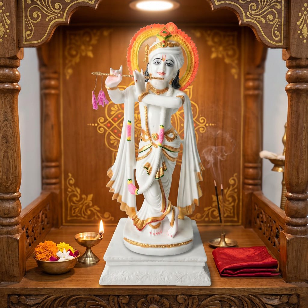 Krishna Standing Feta ( 15 inch )