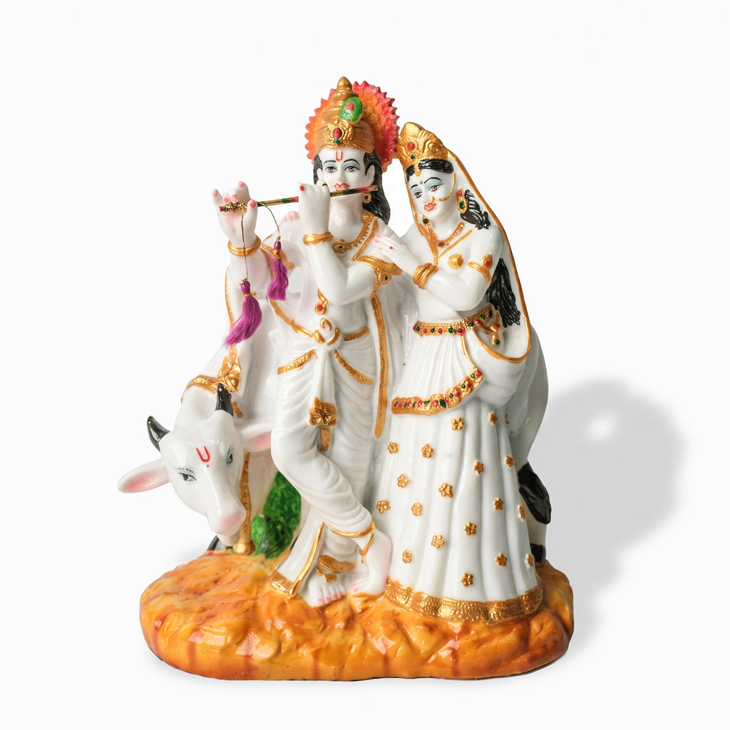 Krishna Radha Cow ( 11 inch )