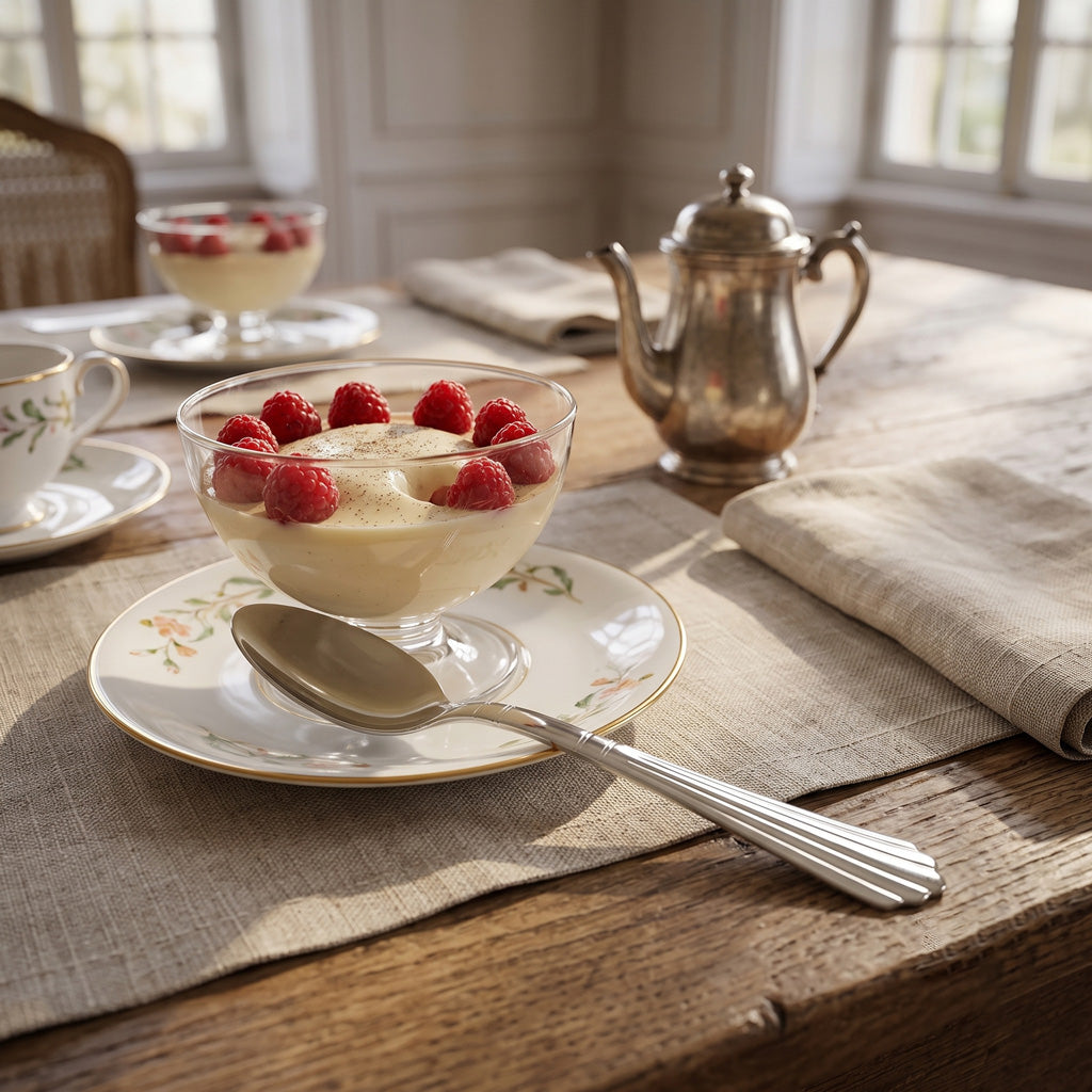 Spoon Tea (Mat) ( Silver Plated )