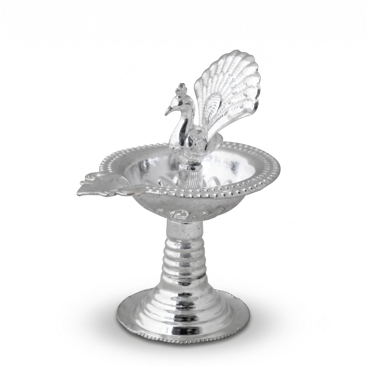 Devdas Peacock Samai ( Silver Plated )