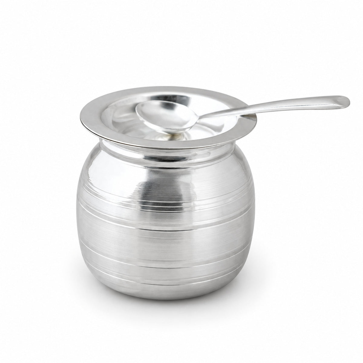 Ghee Pot Small ( Silver Plated )