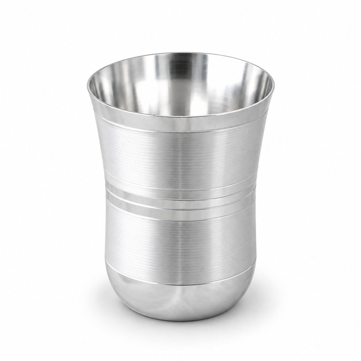 Glass Damru B ( Silver Plated )