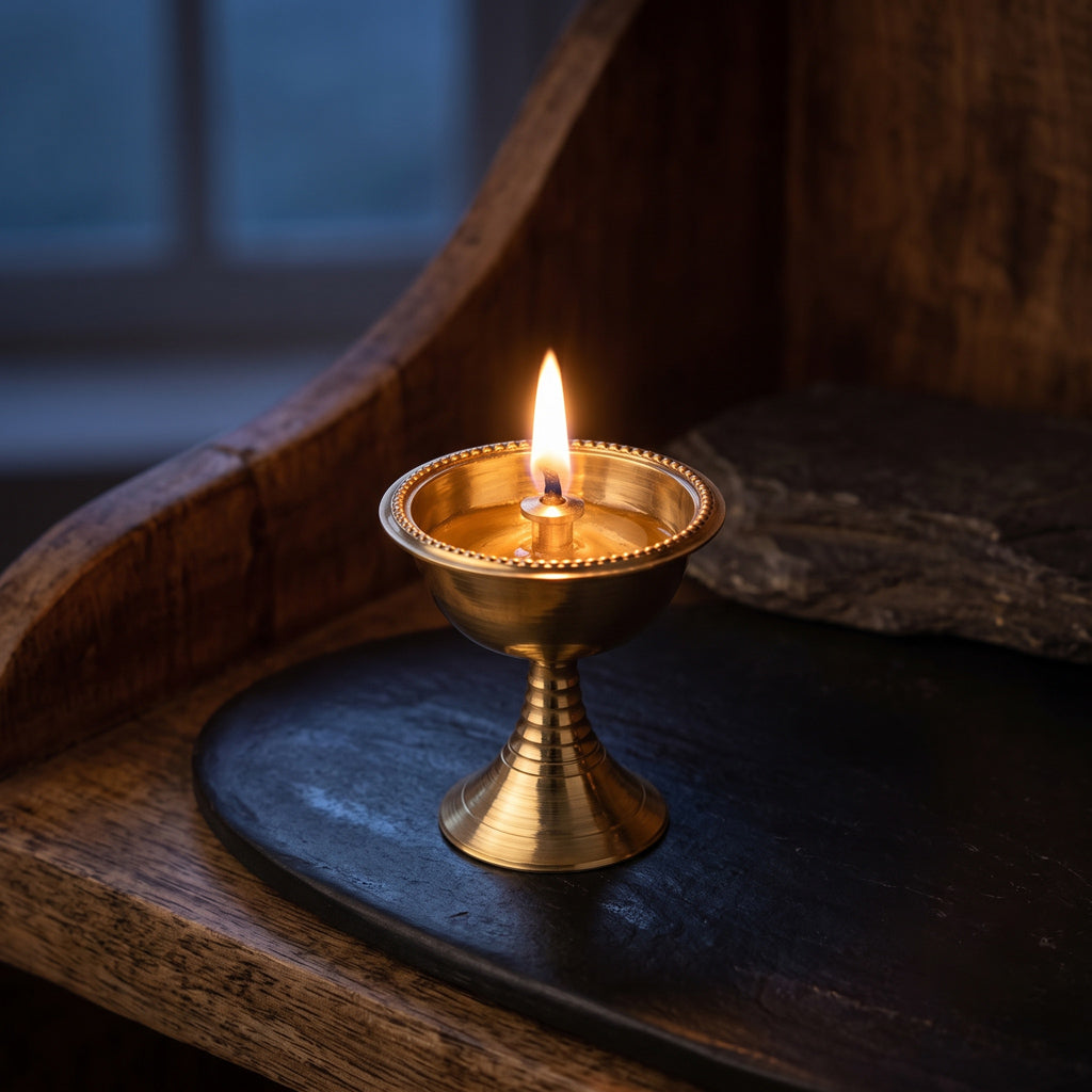 Diya 2 Paro Pyali Brass