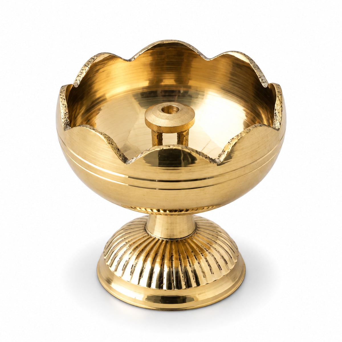Diya Stand Kamakshi Brass 00(1X12)