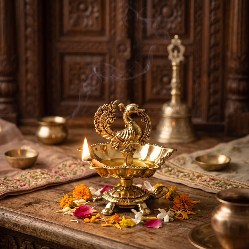 Aarti 2 Sunflower Murga Brass 2