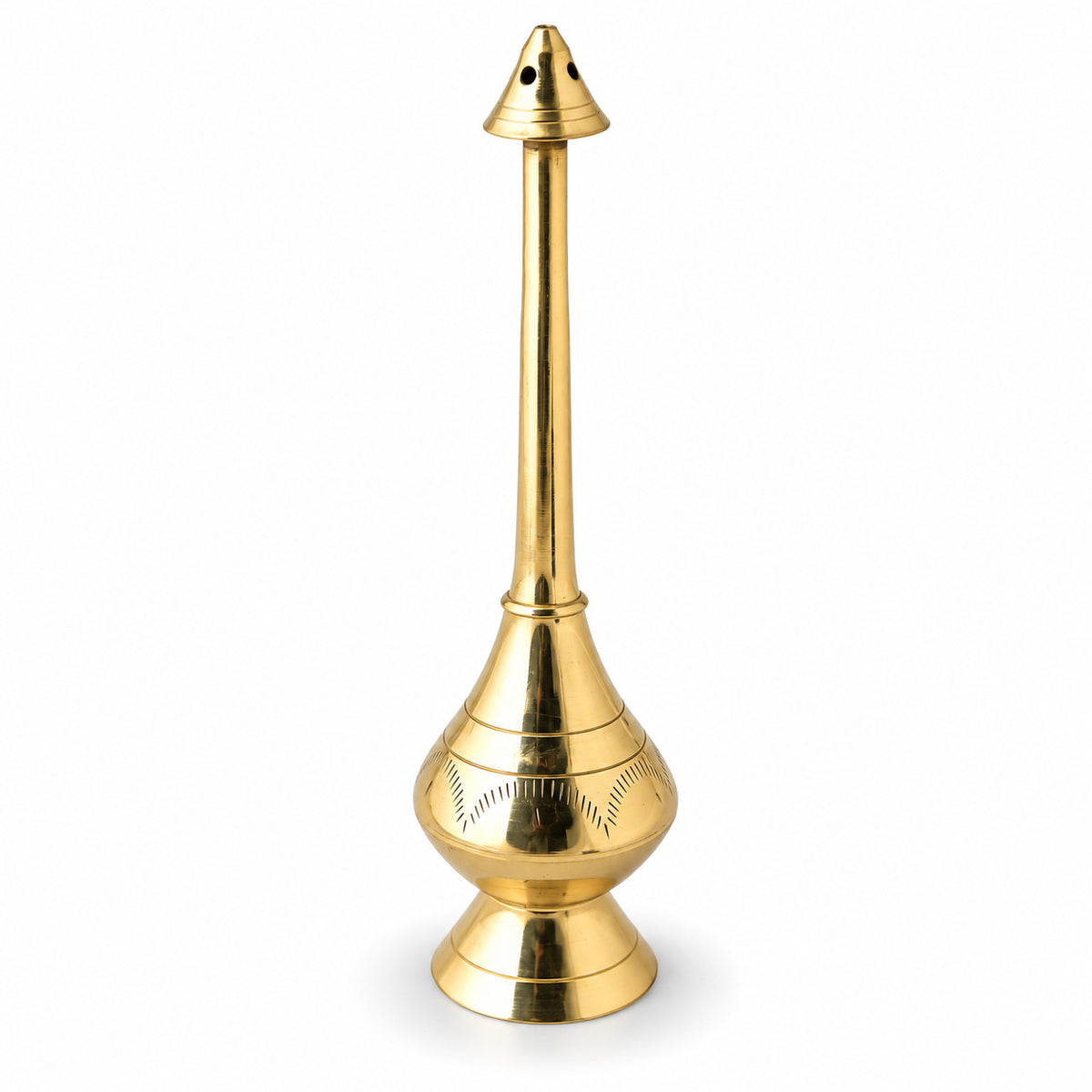 Gulabdani Brass 7 inch