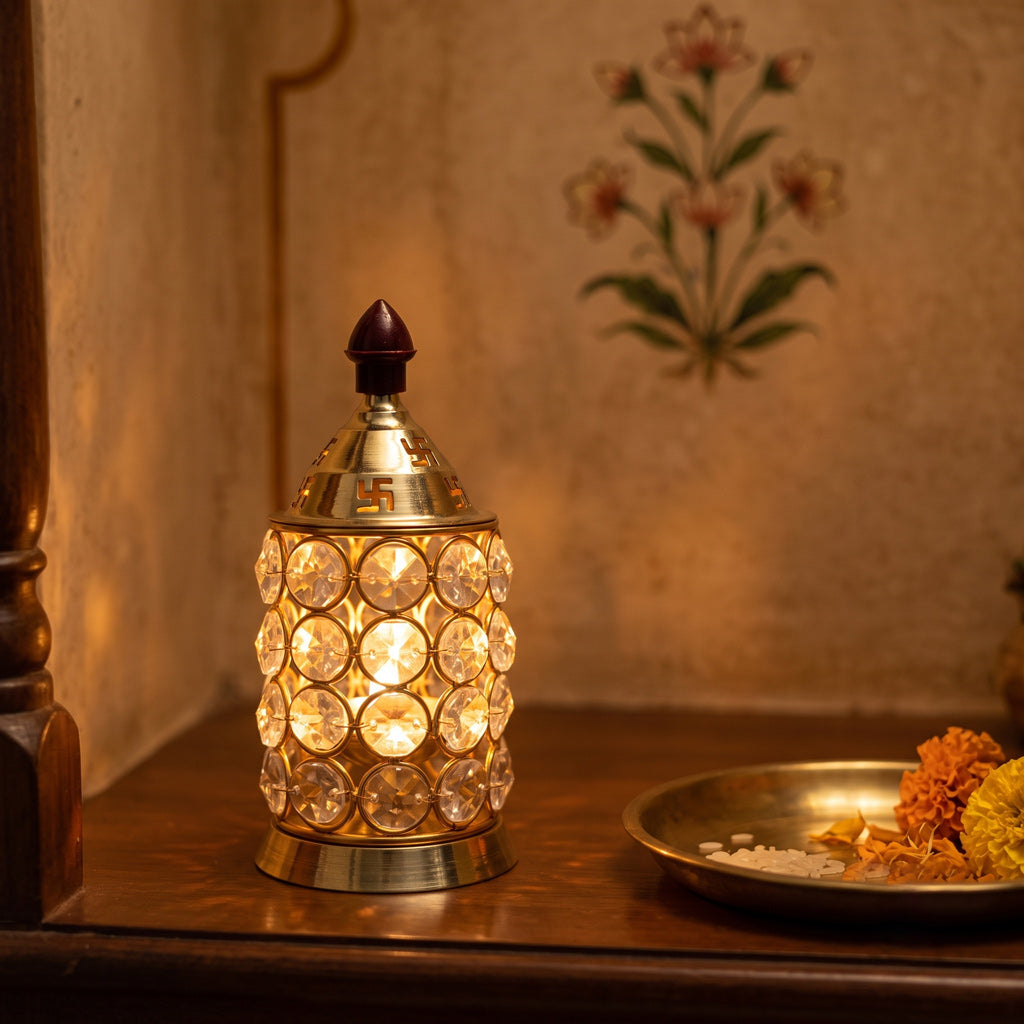Diya Crystal Pillar 1