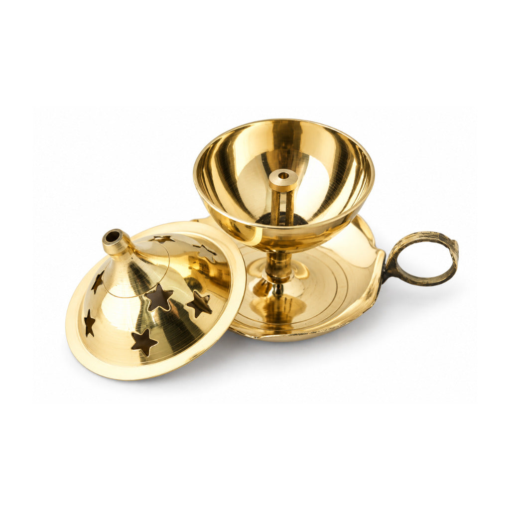 Diya Apple Goblet Brass 2