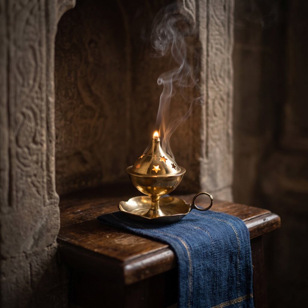 Diya Apple Goblet Brass 2