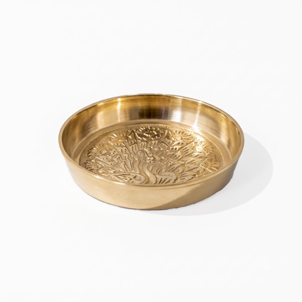 Plate Mayur Brass 1
