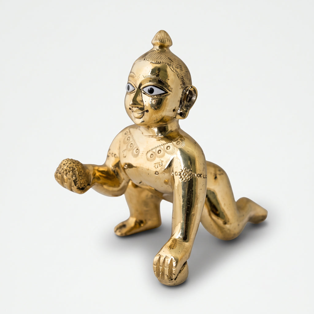 Laddu Gopal Deity - ( 5 inch )