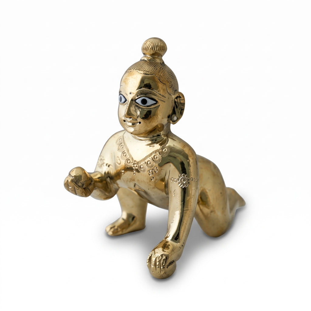 Laddu Gopal Deity - ( 4 inch )