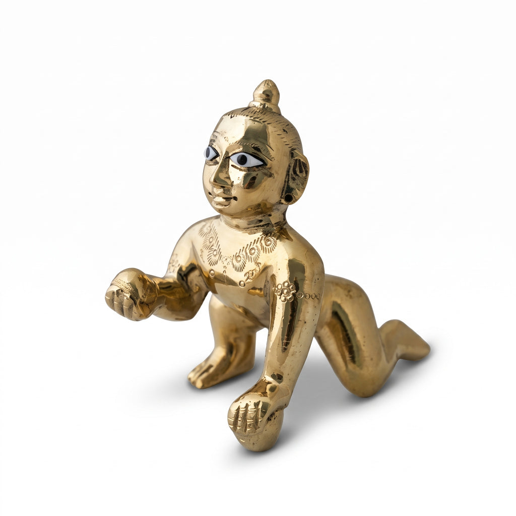 Laddu Gopal Deity ( 3.5 inch )