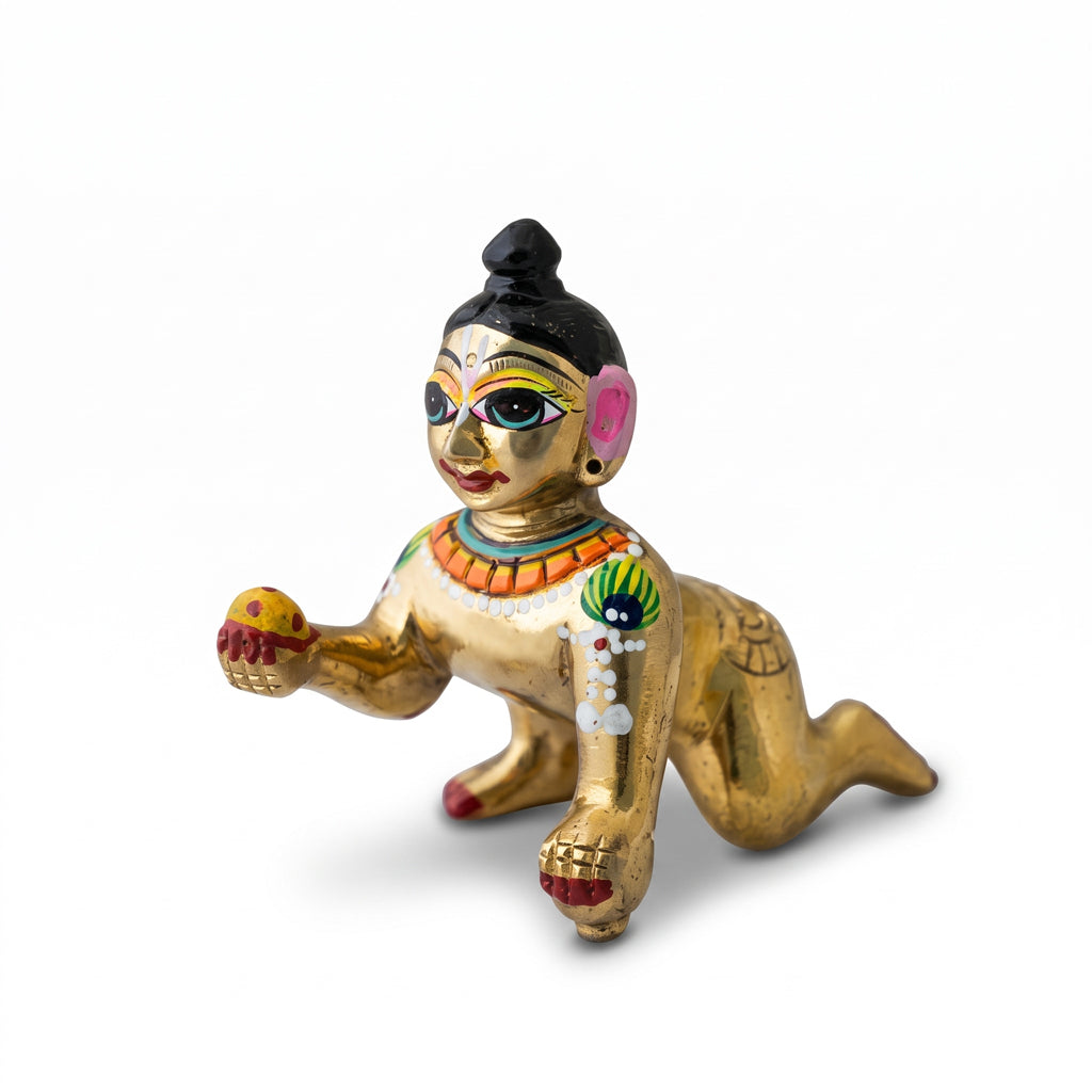 Laddu Gopal Deity - ( 3 inch )