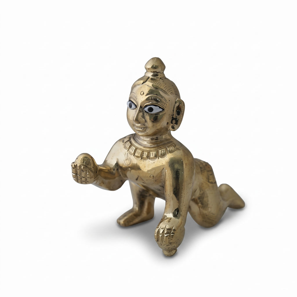Laddu Gopal Deity - ( 3 inch )