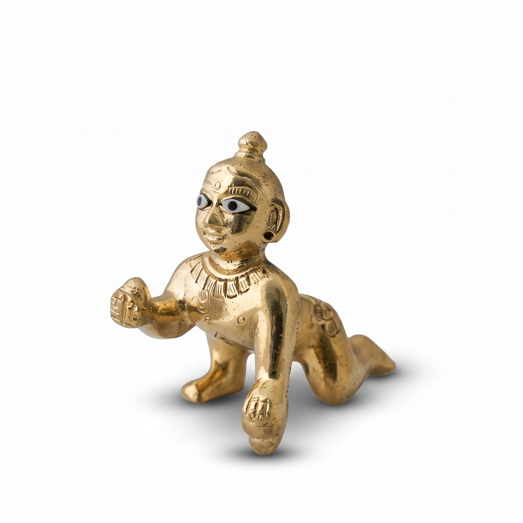 Laddu Gopal Deity - ( 3 inch )