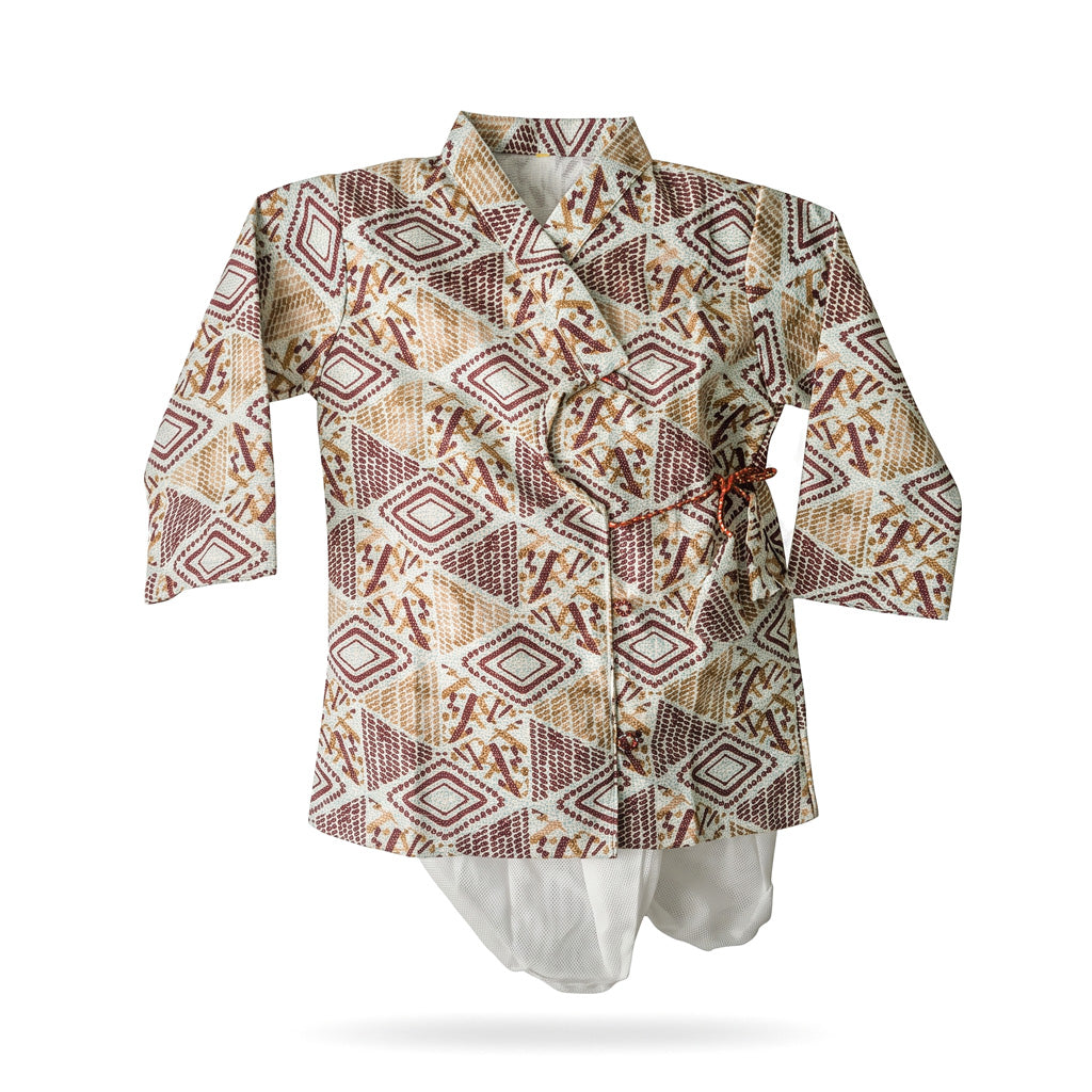 Dhoti Kurta Printed Cotton Kids ( 3 to 4 Year )
